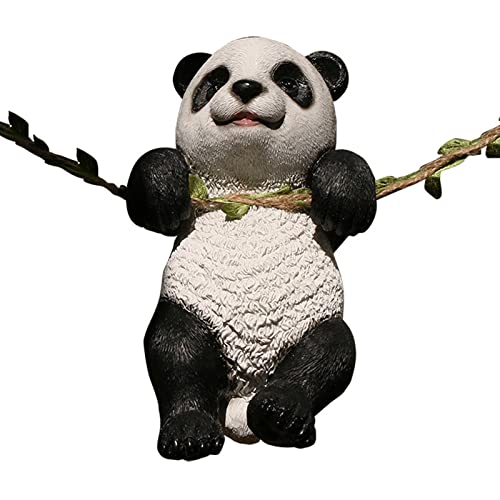 AYPOHU Figuren Pandas Gartenpflanze Dekoration Home Ornament Zubehör