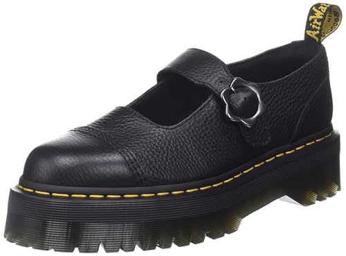 Dr. Martens Addina Blume, Schwarz gefräster Nappa, 39 EU