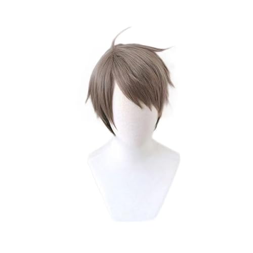 WCCNKK Anime Cosplay Perücke, Miya Osamu Haikyuu!! Perücke, Graue Kurze Haare, Mit Perückenkappe, Für Party Alltag Halloween Perücke, Anime-Geschenk