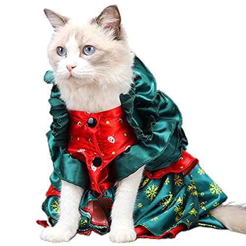 Hundekostüm Weihnachtskleid Bequemes Weihnachtsoutfit Geschenk Cosplay Dekoration Partykostüme