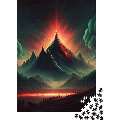 Mystische Berge für Erwachsene, 1000-teiliges Puzzle, 1000-teiliges Puzzle für Erwachsene, Puzzle, Lernspiele, Heimdekorationspuzzle. (29,53 x 19,69 Zoll)