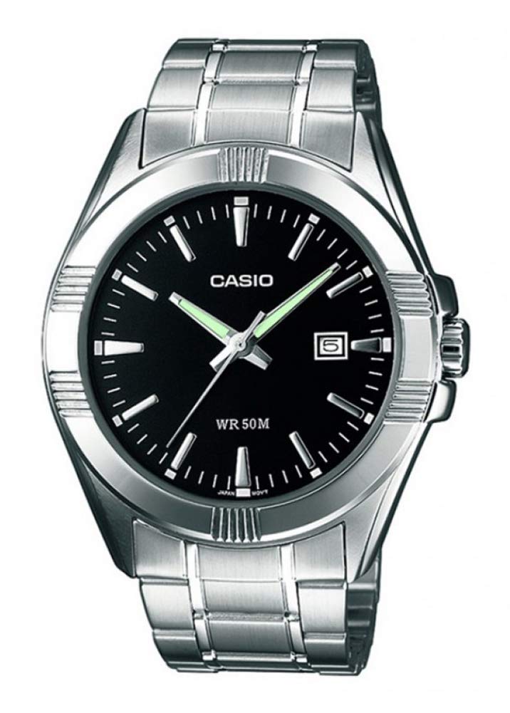 Casio HerrenArmbanduhr Analog Quarz Edelstahl MTP-1308PD-1AVEF