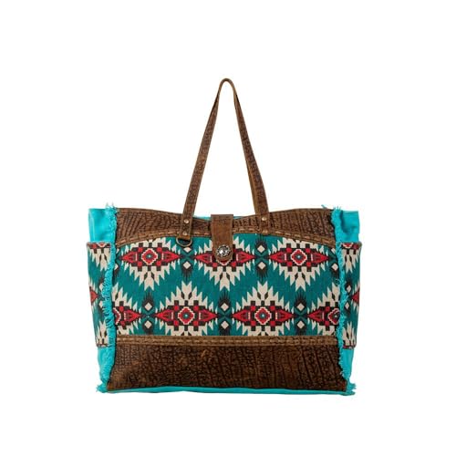 Myra Bag Reisetaschen – Tribe of the Sun Reisetaschen für Damen, Tribal-inspiriertes Design, Seesack für Reisen, Mama-Tasche