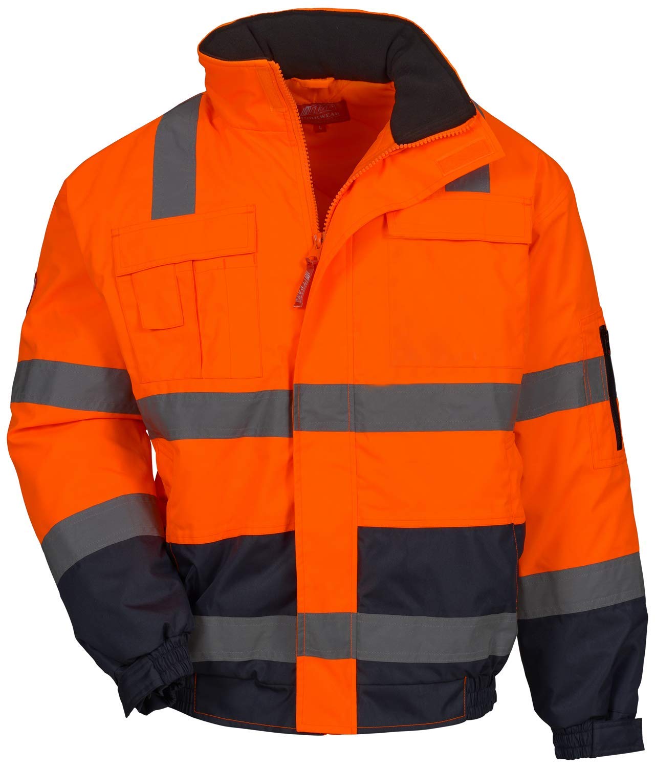 Nitras Herren Motion Tex Viz Pilotenjacke, Orange, XXL