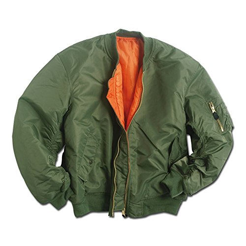 Mil-Tec US MA1 Fliegerjacke Basic (Oliv/XXL)