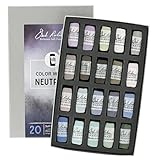 Jack Richeson Hand gerollt Weiche Pastellkreiden Farbe:, neutralen Tönen, 20-teilig