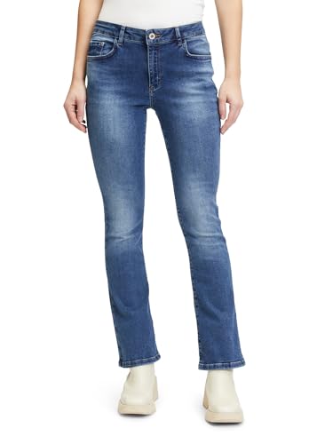 Cartoon Damen Bootcut Jeans figurbetont Dark Blue Denim,42