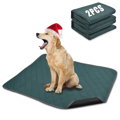 Waschbare Pee Pads für Hunde und Katzen, Haustier-Welpen-Trainingspads, wasserdicht, wiederverwendbar, saugfähig, groß, mittel, klein, rutschfest, moderne Wurfunterlage