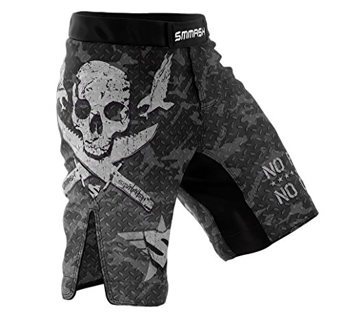 SMMASH Combat 2.0 Herren Sport Shorts für Boxen Kampfsport MMA, UFC, Training Sporthose Kurz für Männer, Crossfit Trainingshose Atmungsaktiv und Leicht, Hergestellt in der EU (M)