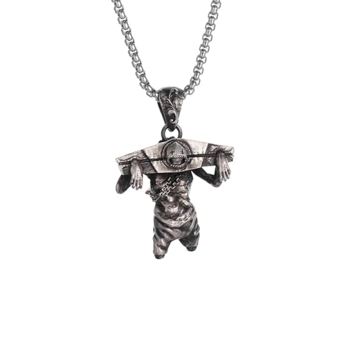 GZHENGZG Herren Halsketten und Damenschmuck Hip Hop Frauen Halskette für Männer und FrauenMonster Anhänger Halskette Anime RollenspielCharm Schmuck Geschenk