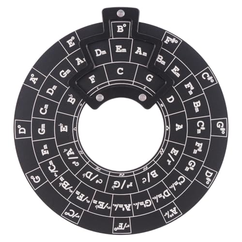 Pcivzxam Gitarrenakkord-Roulette, Quintenzirkel, Akkord-Lerntool, Musikkreis, Bass, Klavier,