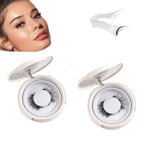 Wasado magnetische Wimpern, Wasado Magnetische Wimpern, natürlicher Look, Weichmagnetische Wimpern Wasado, Wiederverwendbare magnetische Wimpern ohne Kleber (UB04*2)