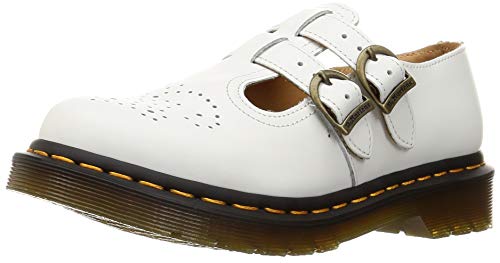 Dr. Martens Damen 8065 Mary Jane Schuh, Weiss/opulenter Garten, 42 EU