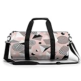 Farbe Vieleck Sport Duffel Bag Sporttasche Reisetasche Handgepäck Tasche Schwimmtasche Weekender Bag 45x23x23cm