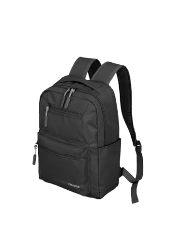 travelite Handgepäck Rucksack mit gepoltertem Laptopfach, Laptop Rucksack 13 Zoll, KICK OFF, Tagesrucksack für Urlaub und Sport, 40 cm, 17 Liter