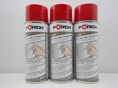 Förch Karminrot ROT RAL 3002 Lack LACKSPRAY Spray SPRAYDOSE 400ML (3)