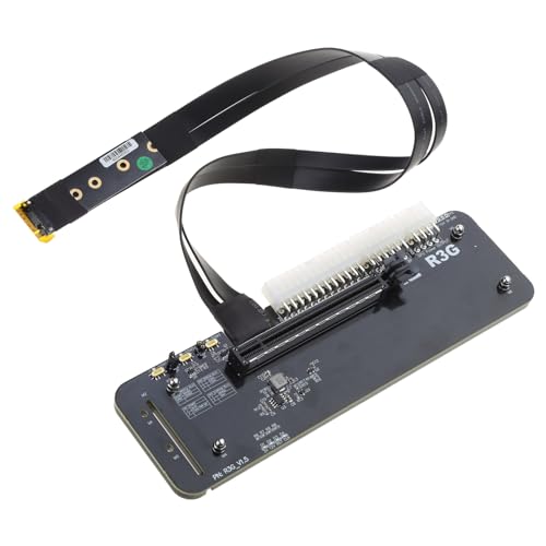 WELLDOER 25 cm 50 cm R43SG/R43SGTU M.2 M-Key NVMe Externer Grafikkartenständer Halterung mit PCIe3.0X4-Kabel 32 Gbit/s Grafikkartenständer Unterstützung