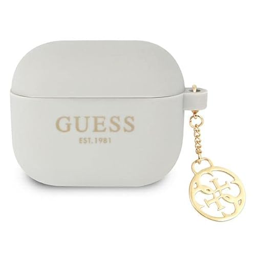 Guess 4G Charms Silicone Case für Apple Airpods 3 - grey (GUA3LSC4EG)