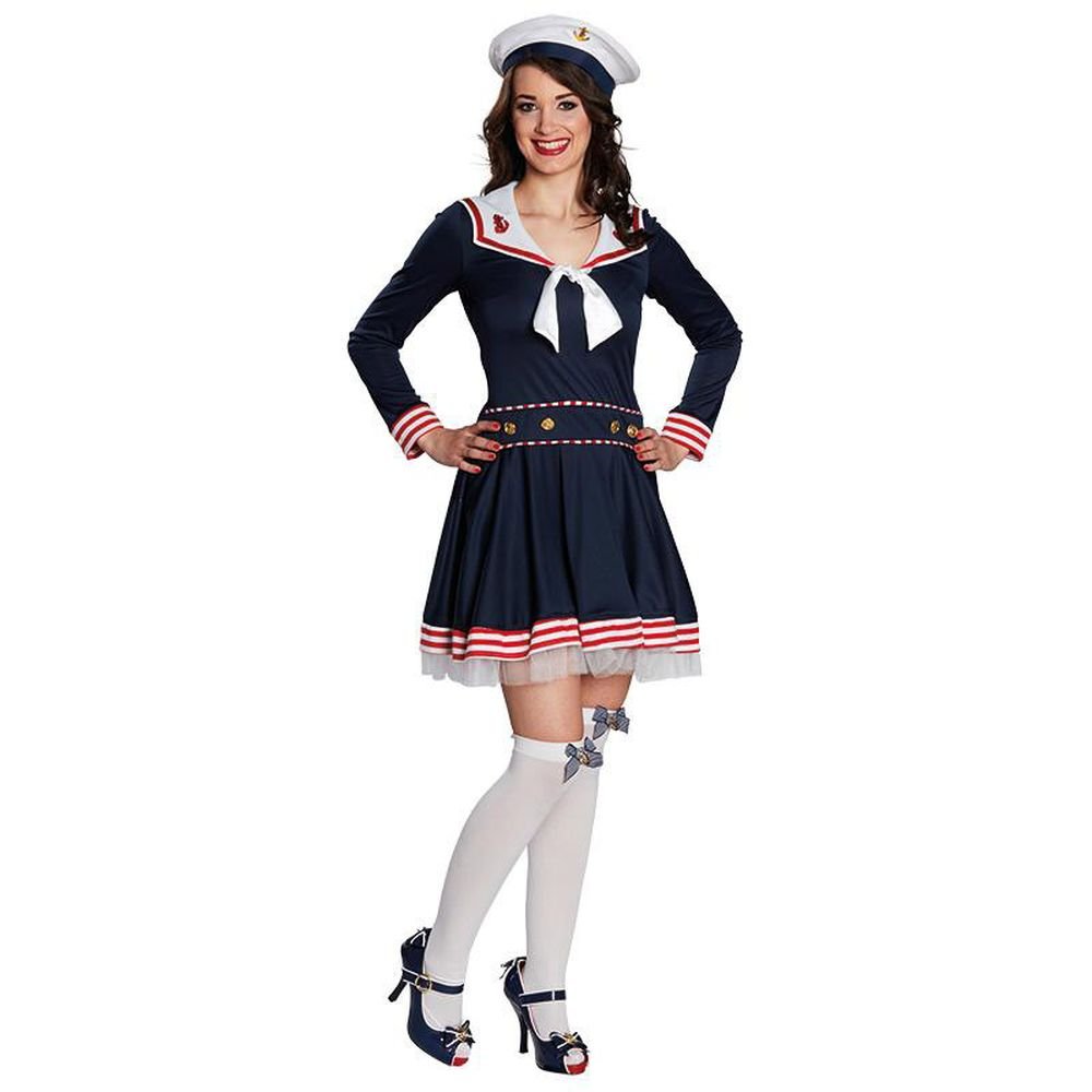 Rubie's Damen Kostüm Matrosin Marinekleid Karneval Fasching Gr.36