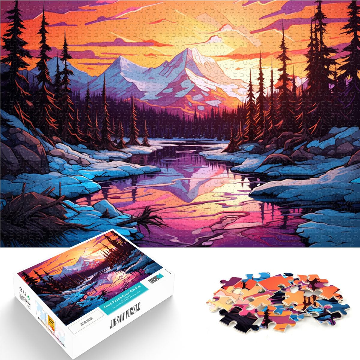 Puzzle Yosemite-Nationalpark Puzzle für Erwachsene 1000-teiliges jedes Teil ist einzigartig – anspruchsvolles, unterhaltsames Spiel für die ganze Familie, 1000 Teile (50 x 75 cm)