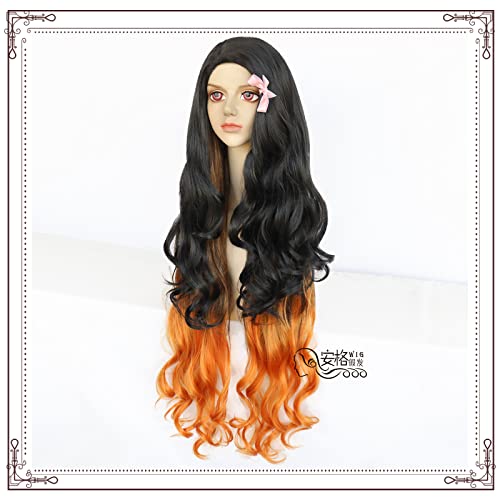 LINLINCD-Wig Anime Cosplay Mourinho Oni no Kibito cos Perücke einfarbiges Modell Anime-Perücke (einfarbiges Modell)