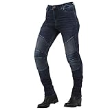 Overlap Stradale Damen-Jeans, Straßenzulassung, Blau, Größe 36