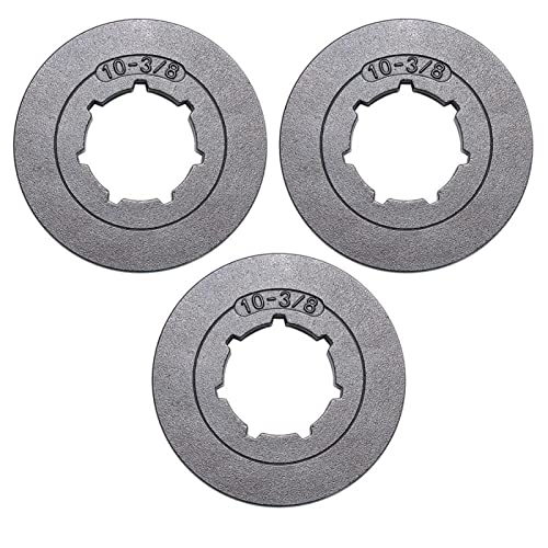 DOFABI Kettenradsatz for Kettensägen, 3/8 Zoll Teilung, 10 Zähne, for STIHL, for Husqvarna, Kettensägen und andere, STD 22 mm, 7 Spline, 3 Stück Ersatzkettenrad für Kettensäge