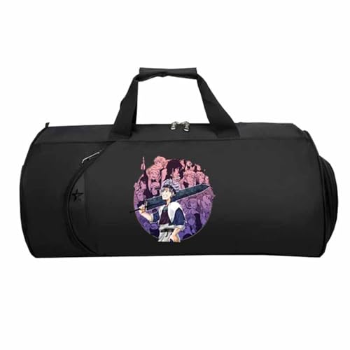 Black Clov-er Reisetasche HandgepäCk, Faltbare Reisetasche HandgepäCk, HandgepäCk Unisex G.ym Wochenendtasche Flugzeug(Black 3)