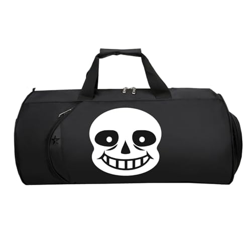 Kleine Reisetasche Anime, Groß Wasserdicht Sporttasche, Weekender HandgepäCk Koffer füR Herren Und Damen Flugzeug(Black 3)