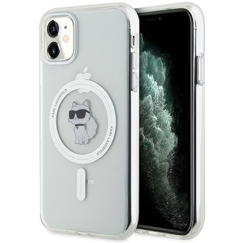 CG Mobile Karl Lagerfeld KLHMN61HFCCNOT Hülle für iPhone 11 transparent hardcase IML Choupette