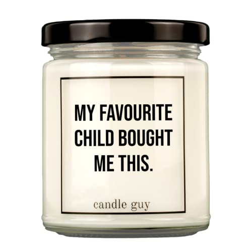 candle guy Duftkerze | My favourite child bought me this. | Handgemacht aus 100% Sojawachs | 70 Stunden Brenndauer