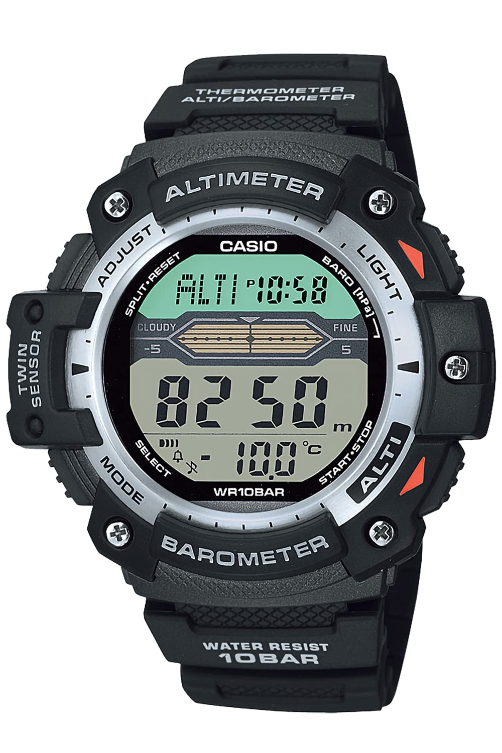 Casio Uhr, Kollektion, Outdoor, SGW-300, 1個, Neuestes Modell