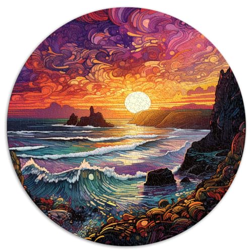 Puzzle für die Küste von Cornwall, 1000 Teile, 67,6 x 67,6 cm, Denksport-Puzzle für schwierige und schwere Puzzles für Frauen und Männer