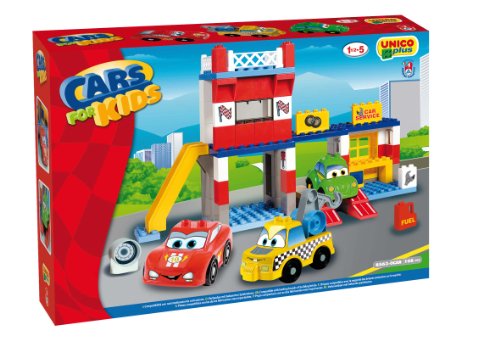 Unico BAU einzige Cars for Kids-Garage Service 108pz 8563