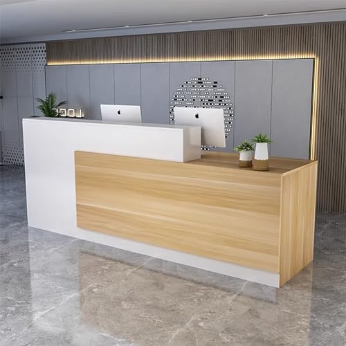 Gvqng Empfangstresen, Empfangstresen, Moderner Verkaufstresen, Empfangstresen Mit AbschließBaren Schubladen, FüR KassenbüRo/SchöNheitssalon/Lobby,30,160 * 60 * 100cm