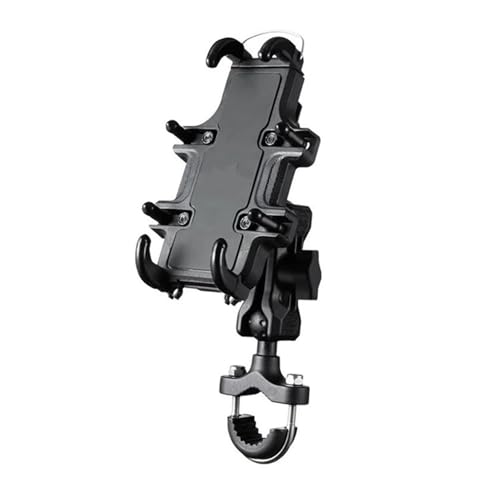 Handyhalterung Motorrad Motorrad-Telefonhalterung Mit Schwingungsdämpfer Motorrad-Lenker-Telefonhalter Für Motorrad-Roller Für 3,5''-7,2'' Handyhalter Fahrrad(Handlebar Holder)