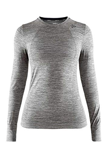 Craft fuseknit Comfort Rundhalsausschnitt Herrn Long Dame-Trikot Running Damen L Grau meliert