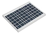 LEOFLA Monokristallines Solarpanel 10 W 18 V mit Klemme, variabel, Media