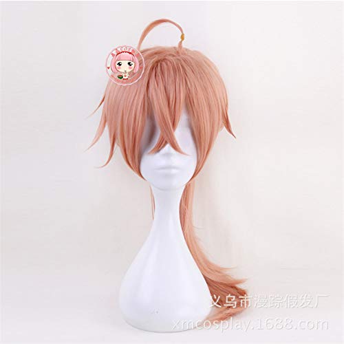 LINLINCD Cosplay wig Fgo Fate/Grand Order Romani Archaman Dr. Roman Doctor Cosplay Wig Orange Ponytails Synthetic Halloween Carnival Costume Wigs P-516