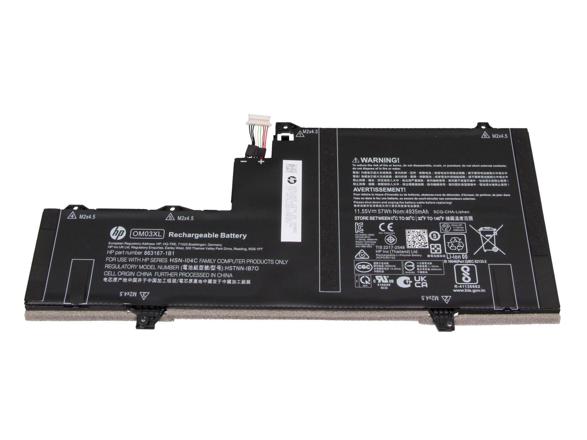 HP 863280-855 Original Akku 57Wh für EliteBook x360 1030 G2