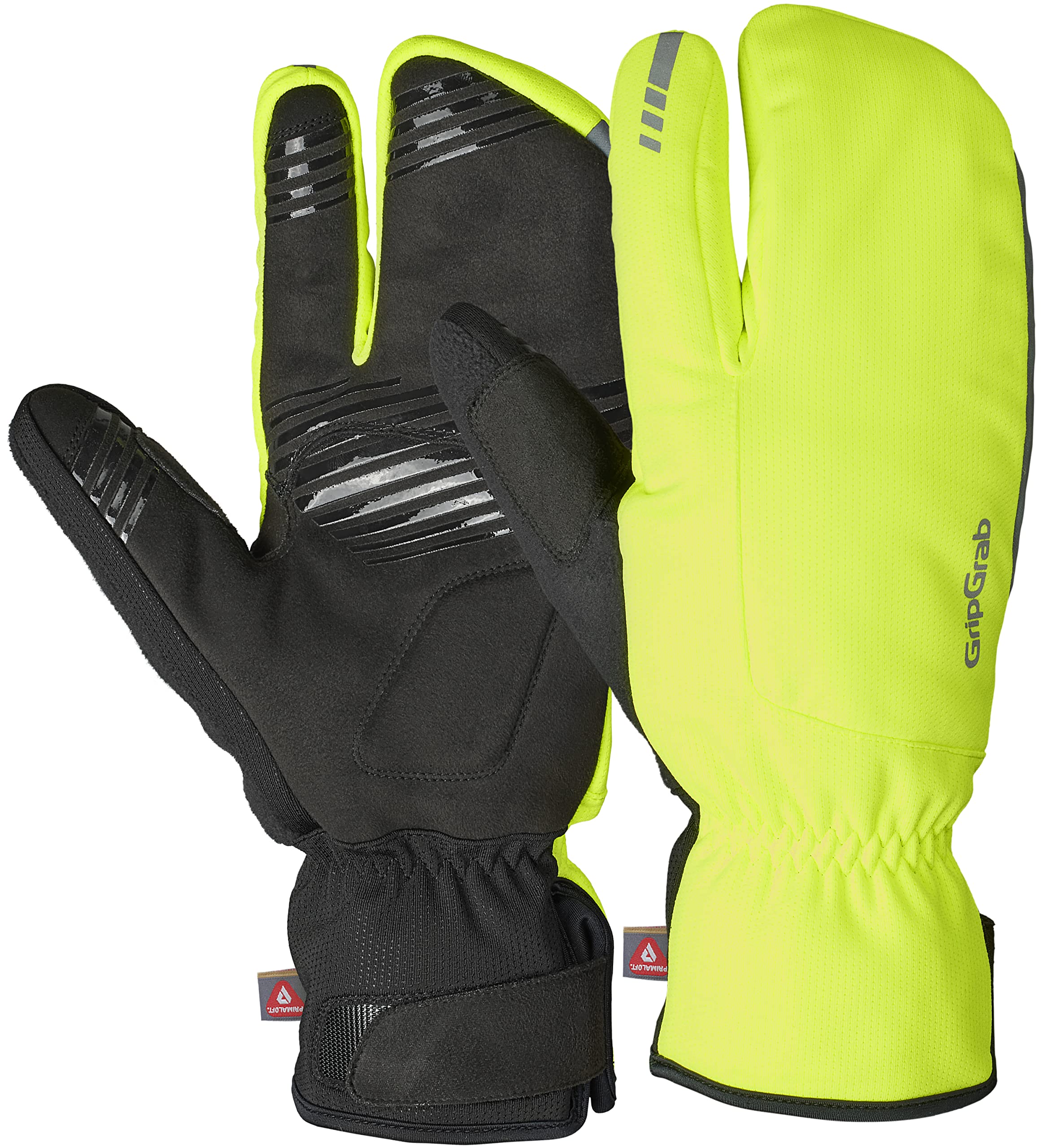 GripGrab Nordic 2 Winddichte Deep Winter 3-Finger Lobster Fahrradhandschuhe Gepolsterte Primaloft Radsport Handschuhe