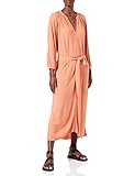 TOM TAILOR Damen Tunica Kleid mit Bindegürtel 1031362, 29519 - Cantaloupe Orange, 36