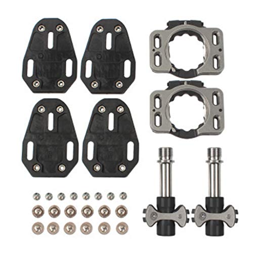 CAZSTYK Für legierte Fahrräder, selbstsichernde Pedale, 3 versiegelte Lager, Rennradpedalersatz