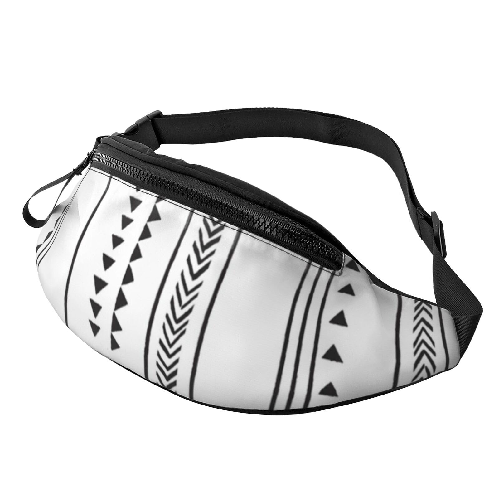 HSJFS Basketball-Brusttasche mit buntem Skizzen-Motiv, bedruckt, für Sport, Crossbody-Tasche, Triangel-Streifen, Bohemian-Muster, Einheitsgröße