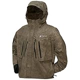 frogg toggs Unisex-Erwachsene Tekk Toad Regenjacke, wasserdicht, atmungsaktiv, ideal zum Angeln und Waten, Stone, Medium