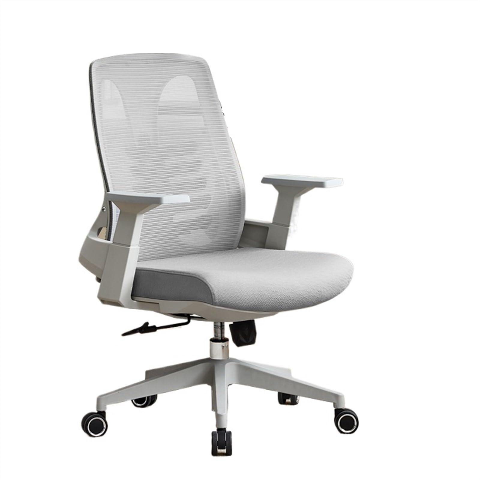 FUHAI-666 Bürostühle Ergonomischer Bürostuhl Ergonomischer Stuhl Bequemer sitzender Computerstuhl Home Waist Study Chair Konferenzstuhl Liftsitz Schreibtischstuhl(Grigio)