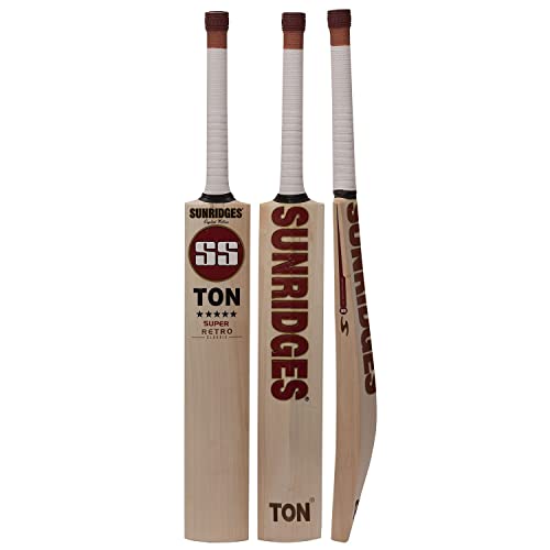 S+S SS Unisex-Adult Retro Super Kricket Schläger, Beige, Größe 4