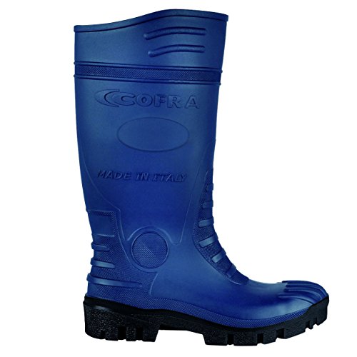 Cofra 00300-015.W45 TYPHOON BLUE/BLACK S5 SRC Sicherheitsstiefel, Blau, Größe 45