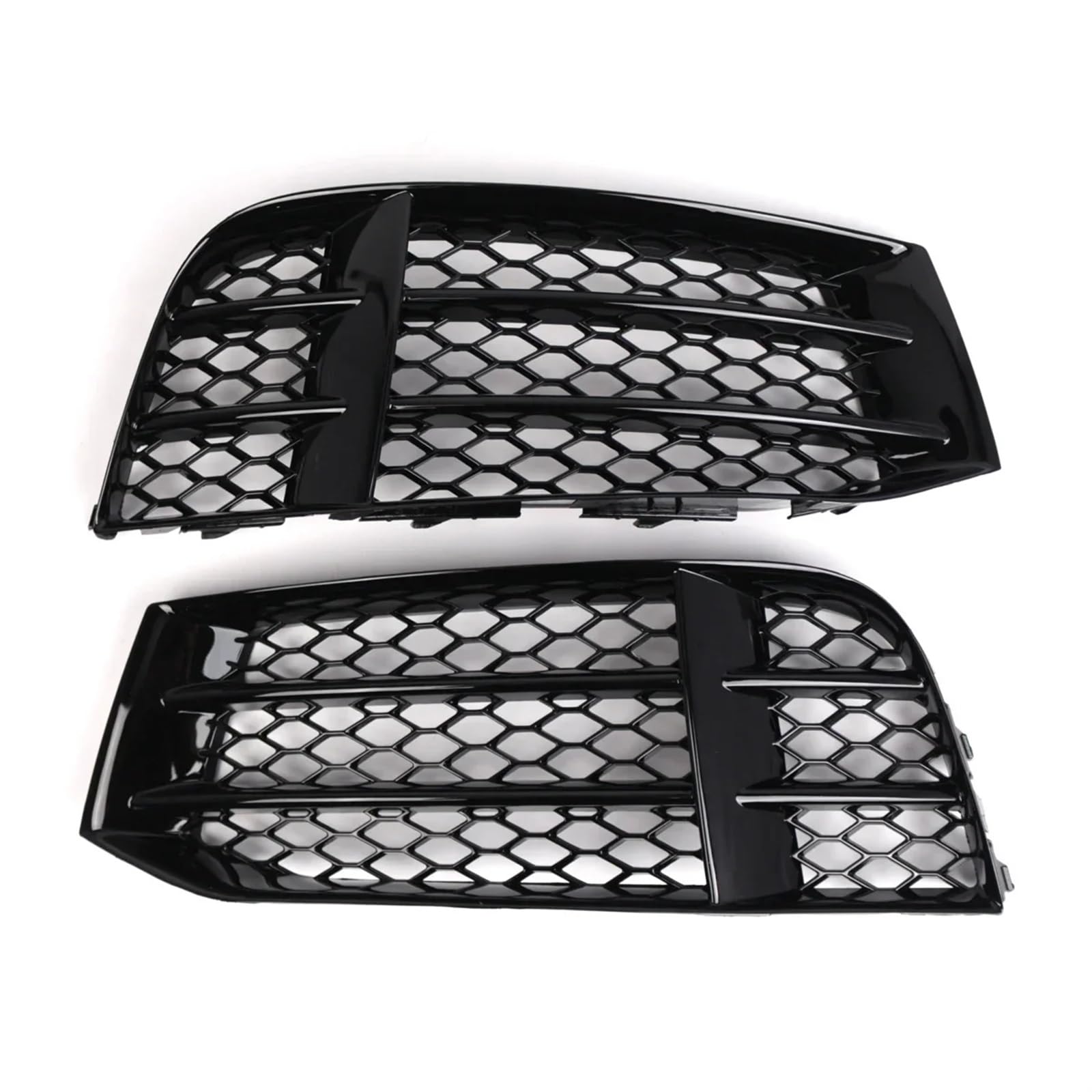 Frontgrills Für RS5 B8.5 2013 2014 2015 2016 8T0807681F Auto Front Nebel Licht Gitter Nebelscheinwerfer Waben Grill Abdeckung Trim Front Bumper Grille(Pair)