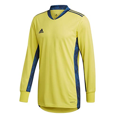 adidas Herren Adi Pro 20 Goalkeeper Jersey Longsleeve Torwarttrikot, Shock Yellow/Team Navy Blue, S